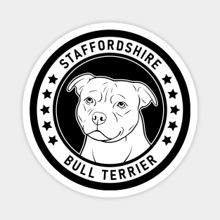 Staffordshire Bull Terrier Fan Gift Magnet